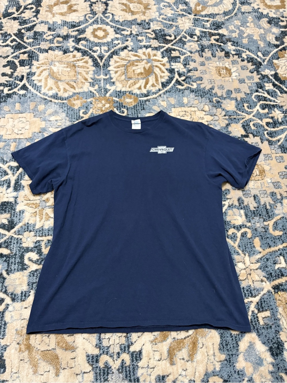 Logo Navy Short Sleeve T-Shirt - Men's Chevrolet